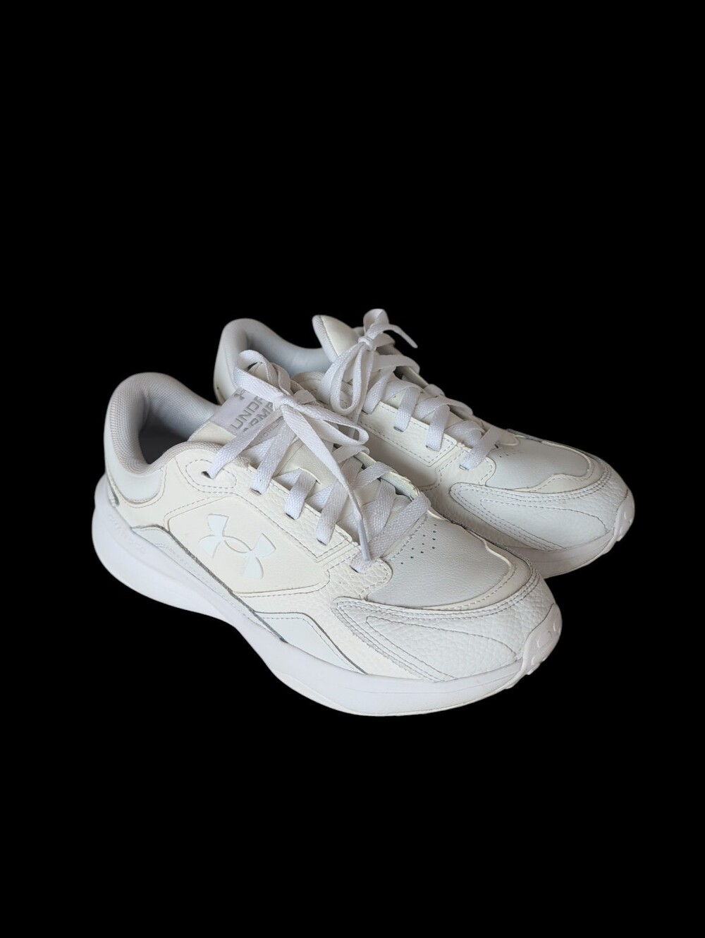 Under Armour Charged Edge Leather Training Shoes 9.5 White